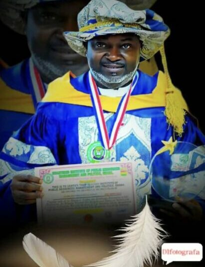 Ghana Institute Honours Oshodi LG Chair With Fellowship Doctorate 1 WhatsApp Image 2026 02 12 at 3.32.07 PM