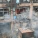 PICTORIAL: Devastating Fire Still Raging At Kano Market As Traders Count Their Losses