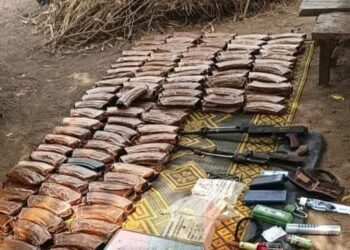 PICTORIAL: Troops Intercept Suspected Gunrunner, Recover 969 Rounds Of Ammunition In Taraba