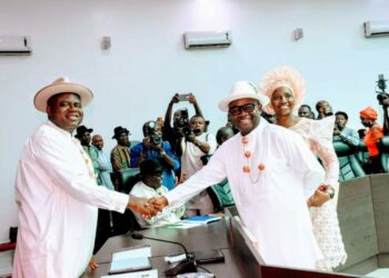 PICTORIAL: Diri Swears In New Bayelsa Deputy Governor, 4 Commissioners, 14 Perm Secs
