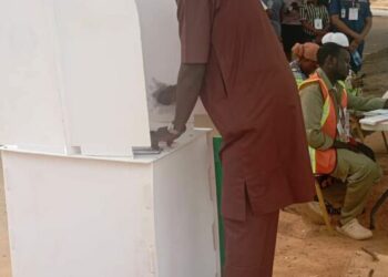 ZLP Candidate Swani Buba Votes In AMAC Election, Decries Low Turnout