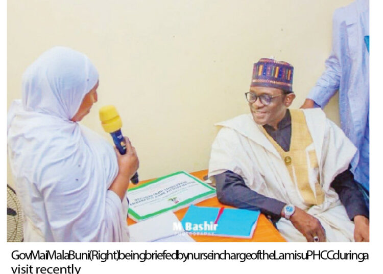 Healthcare Services: Gov Buni Inspects Lamisu PHCC, Orders Facility Upgrade, Others 1 buni yobe