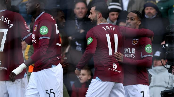 10-man West Ham Battle Past Burton Into FA Cup 5th Round 1 images 1