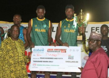 Kano Pillars, Kada Emeralds Triumph At 2026 President Beach Volleyball Cup