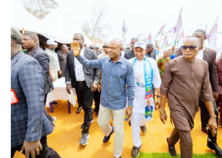 Mbah Commends Enugu Party Faithful for Peaceful, Democratic LG Congress 1 mbah 1