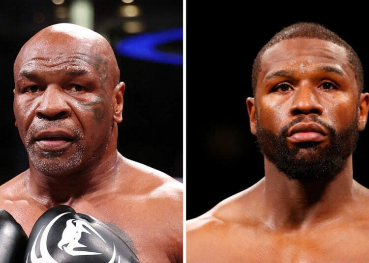 Tyson, Mayweather 'Agree' African Exhibition Bout Date 1 mike tyson floyd mayweather fight