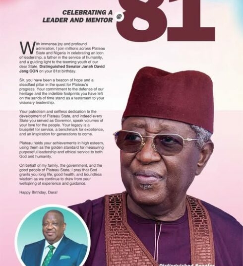 Mutfwang Celebrates Jang’s 80th Birthday, Commends Leadership Legacy 1 483894148 503975852785121 9153006862620860597 n
