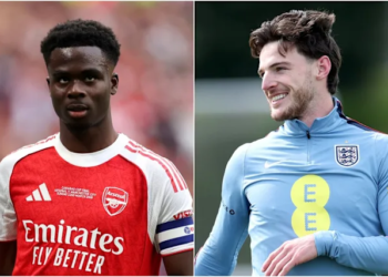 Rice, Saka Among 8 Players To Exit England Camp