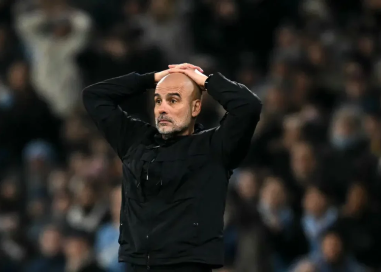 Premier League Title Race Not In Our Hands, Man City Boss Guardiola Admits 1 AFP 20260304 99YP9VH v2 MidRes FblEngPrManCityNottinghamForest