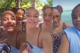 Bimbo Ademoye Shares Rare Paragliding Experience With Bestie, Adesua Etomi 1 BIMS