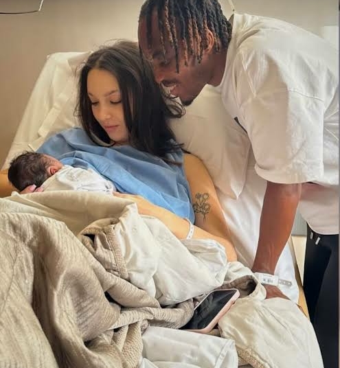 Onyemaechi Welcomes First Child With Portuguese Partner 1 Bruno