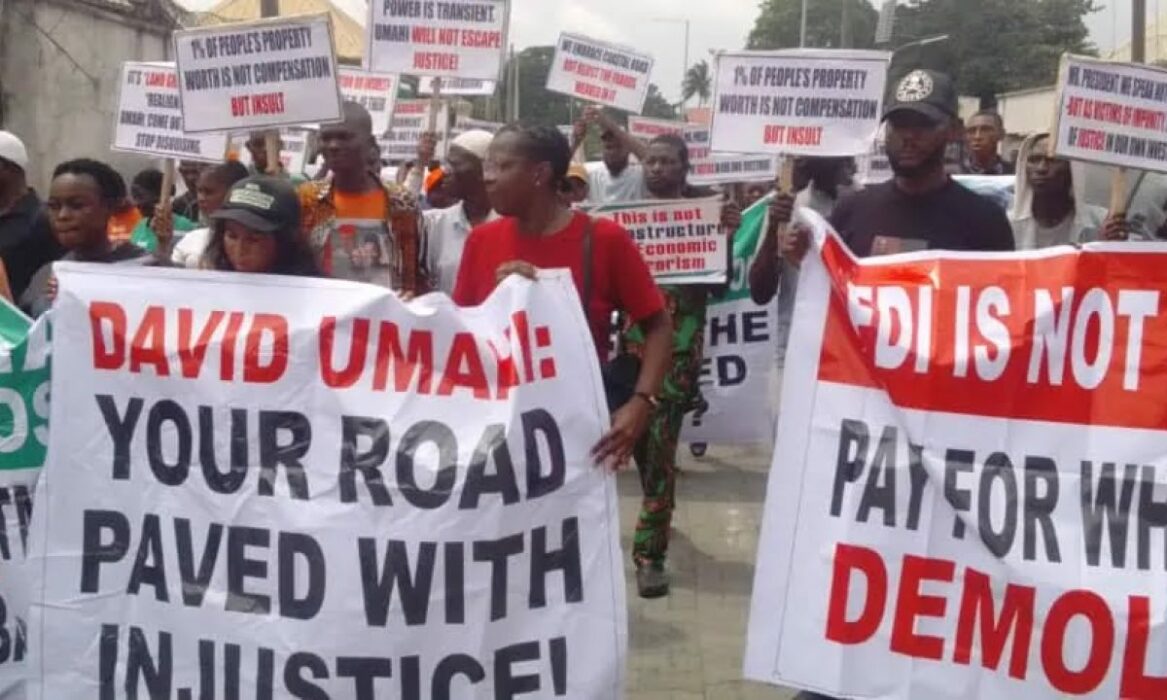 Coastal Highway: A/Ibom Youths Protest, Demand Compensation For Property
