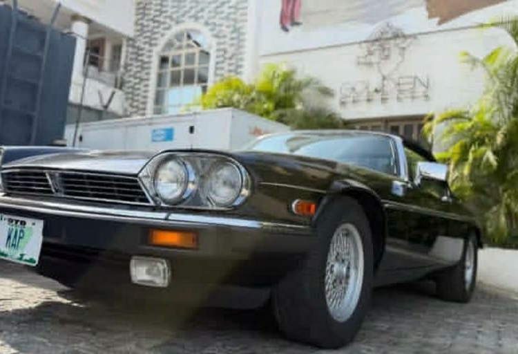 Kunle Afolayan Displays Classic Vintage Car in Style 1 FILM