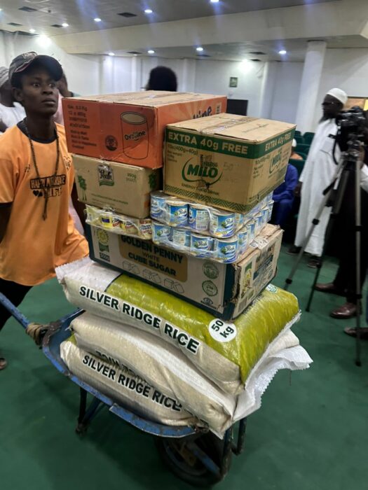 PICTORIAL: Remi Tinubu Distributes 1,000 Bags Of Rice, Food Items To National Mosque, Area Councils For Ramadan 3 IMG 20260305 WA0015