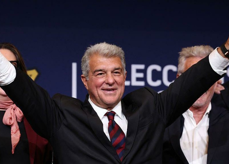 Laporta Re-Elected Barcelona President 1 Joan Laporta