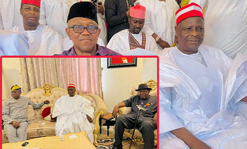 Kwankwaso Hosts Obi, Makinde, Dickson In Kano 1 Kwankwaso Hosts Obi Makinde Dickson In Kano