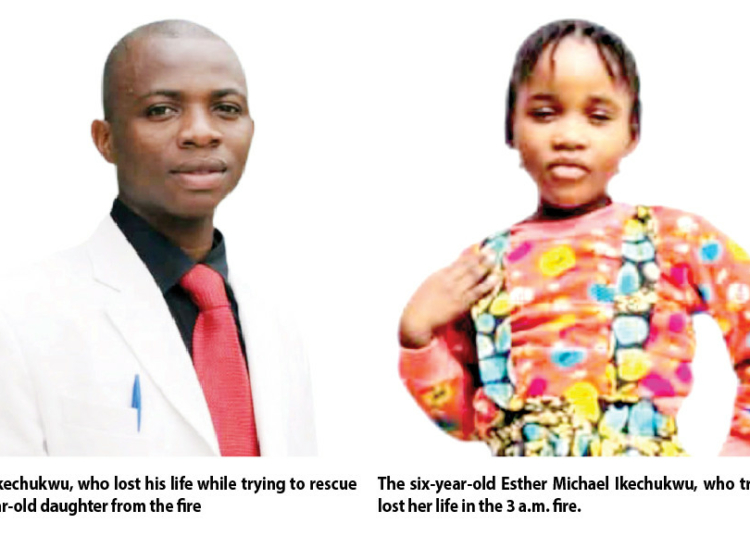 Devastating Blaze: Father, Daughter Lost In Act of Love 1 Late Mr. Ikechukwu