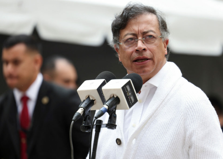 Colombian President Petro Faces U.S. Criminal Scrutiny 1 Colombian President Gustavo Petro speaks during a press conference after casting his vote in congressional elections and party primaries for presidential candidate, in Bogota, Colombia March 8, 2026. REUTERS/Luisa Gonzalez