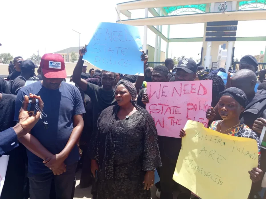 Plateau Youths Coalition Protest Rising Insecurity, Demand End To Incessant Killings