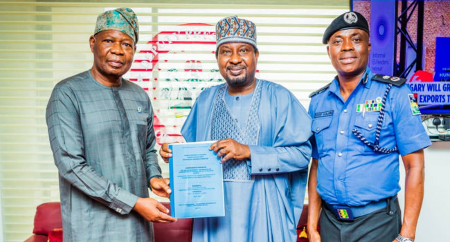 IGP Submits State Police Framework To Deputy Senate President 1 State Police