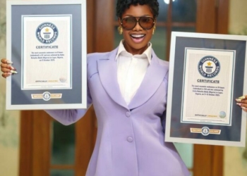 Tacha Flaunts Guinness World Record Commemorative Plaque, Dedicates It To Late Mother  