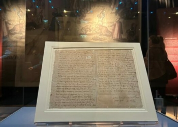 Letter Written By Mary, Queen of Scots, Hours After Her Beheading, Exhibited In Scotland