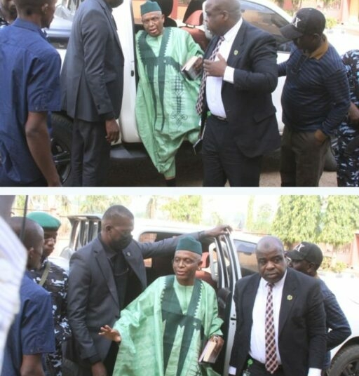 El-Rufai Arrives Kaduna Court Under Heavy Security, Journalists Barred 1 WhatsApp Image 2026 03 24 at 11.01.44 AM