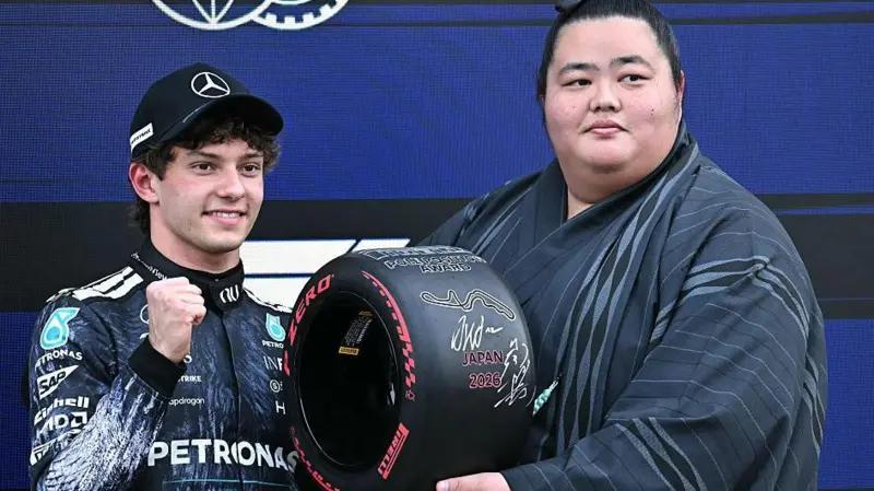 Teen Sensation Antonelli Claims Suzuka Pole Ahead of Russell