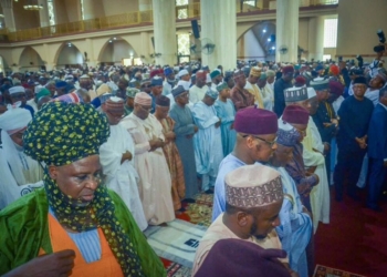 PICTORIAL: Atiku, Obi, Emir Sanusi II, Dangote, Others Present At El-Rufai Mother’s Funeral In Abuja