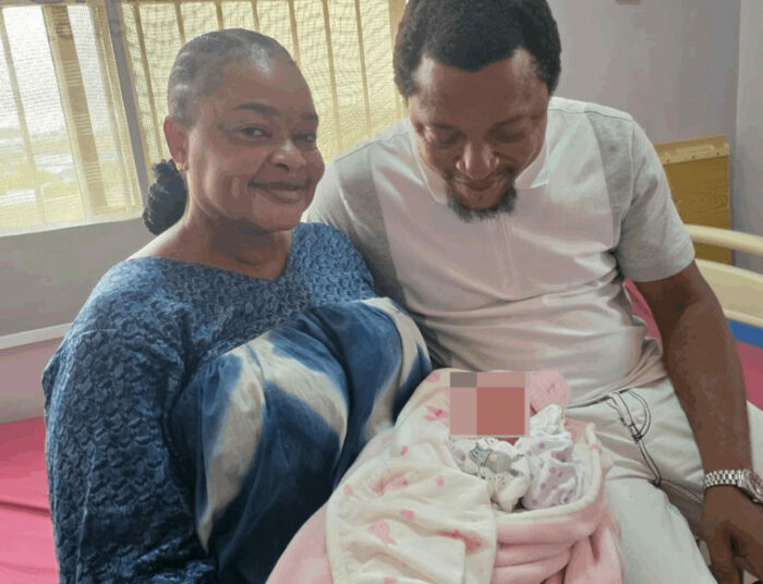 Toyosi Adesanya Celebrates The Birth of First Child Through Surrogacy 1 blur 1024x1024 1