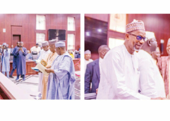 Gov Fintiri Swears In Three New Commissioners, Electoral Commission Member