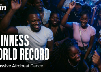 1win And The Nigerians Set A Guinness World Record In Afrobeat Dance