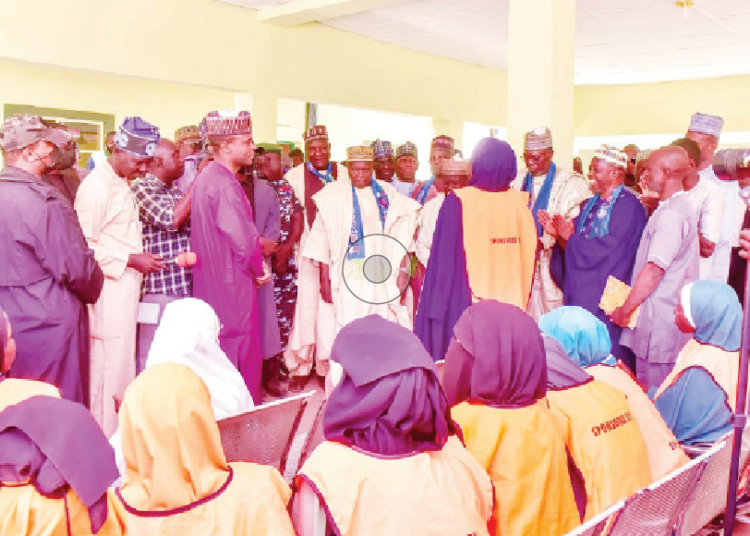Governor Inuwa Yahaya Visits Dukku PHC On Routine Quarterly Supervisory Tour To Healthcare Centres 1 inuwa