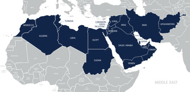 Middle East Tensions: World Bank Pledges Support for Vulnerable Countries 1 Map of Middle East. Member states are as follows;