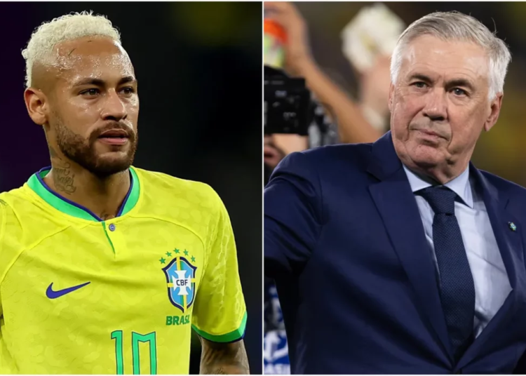 Neymar 'Sad' After Ancelotti Snubs Him For Brazil Friendlies 1 neymar carlo ancelotti brazil 1200x740 1