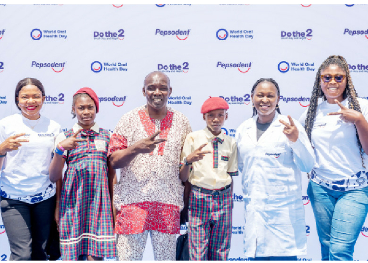 Pepsodent Launches 'Do The 2' Campaign to Improve Oral Health 1 L-R: Territory manager 1, Abuja, Unilever Nigeria Plc, Oladoyin Folorunso; head girl, Nigerian-Korean Model School, Abigail Emmanuel; head teacher, Nigerian-Korean Model School, David Gyuabe; head boy, Nigerian-Korean Model School, Henry Odey; chief dental therapist, Nigerian Dental Association, Elizabeth Daniel and territory manager 2, Unilever Nigeria Plc, Ugwu Chinyere during the school activation for Pepsodent “Do the Two” campaign held in Abuja recently. PHOTO: UNILEVER