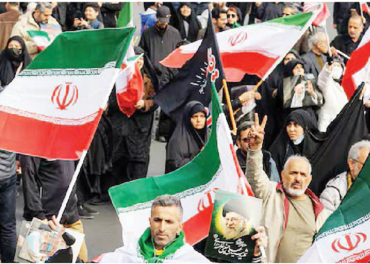 Rallies Held Across Iran In Support Of New Supreme Leader 1 rally in iran