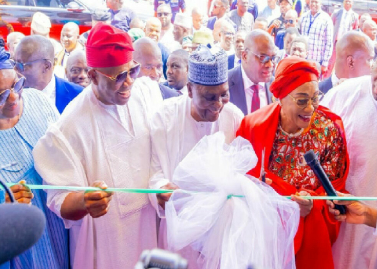 First Lady Counsels Lawmakers On Accountability To God 1 L-R: Wife of the President of the Senate, Dr (Mrs) Unoma Godswill Akpabio; President of the Senate, Senator Godswill Akpabio; Former Head of State, General Yakubu Gowon (Rtd); First Lady of Nigeria, Senator Oluremi Tinubu; and Deputy Speaker, House of Representatives, Hon. Benjamin Kalu, during the inauguration of the National Assembly Chapel by the First Lady in Abuja, yesterday. PHOTO: IBRAHIM MOHAMMED
