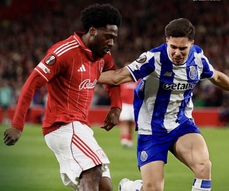 Aina Earns High Rating In Forest’s Europa League Victory Over Porto