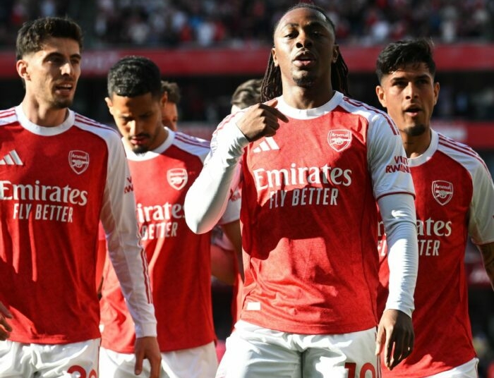 Eze Downs Newcastle, Sends Arsenal Top Of Premier League 1 ARSENAL 1