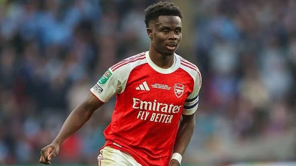 Saka Ruled Out Of Man City Clash