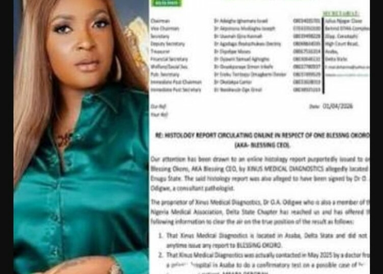 NMA Confirms Medical Report From Blessing CEO Was Doctored 1 Blessing CEO Cancer