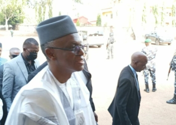 El-Rufai Discusses ADC Convention Upon Arrival At Kaduna Court