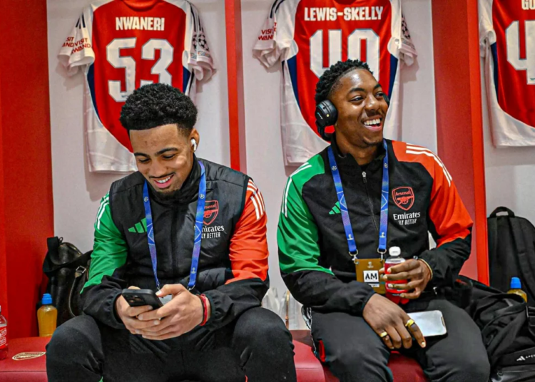 Arsenal Slam £100m Price Tag On Nwaneri, Lewis-Skelly As Summer Exit Looms 1 Ethan Nwaneri and Myles Lewis Skelly