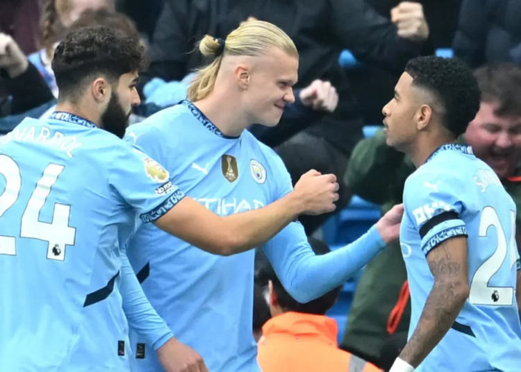 EPL Title Race: Man City Have Psychological Edge Over Arsenal - Rooney 1 Haaland manchester city 6693920