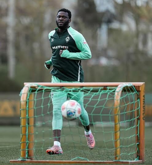 Osimhen Hails Victor Boniface's Return To Training 1 IKEGWURU
