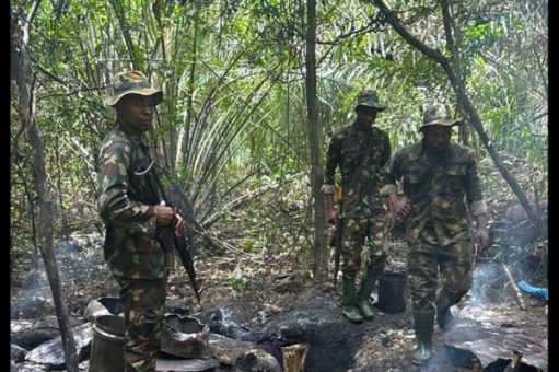 Army Arrests 9 Suspected Oil Thieves, Confiscates Products Worth Over N250m
