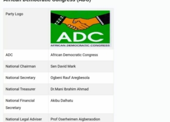 INEC Relists David Mark as ADC National Chairman
