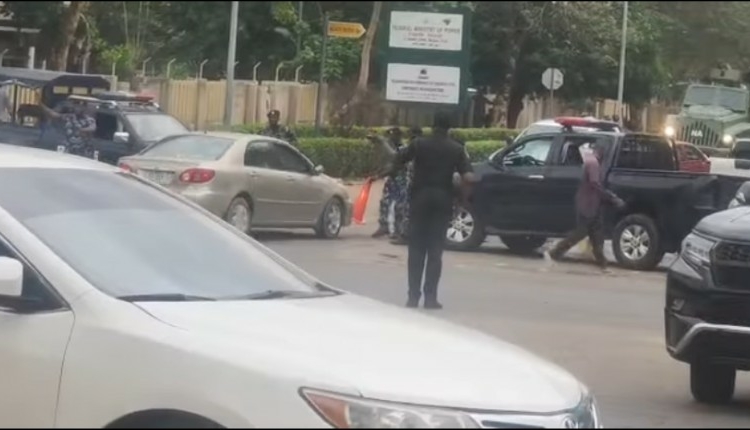 Tension At INEC Headquarters As ADC Crisis Deepens 1 INEC