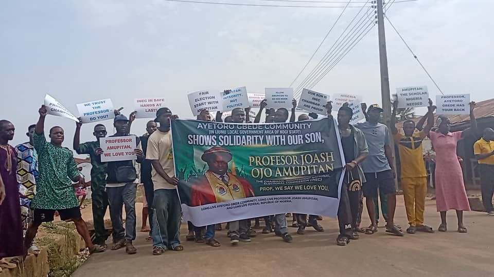 Kogi Youths Protest Over Political Persecution Of Amupitan